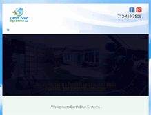 Tablet Screenshot of earthbluesystems.com